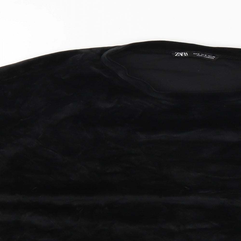 Zara Womens Black   Pullover Jumper Size M