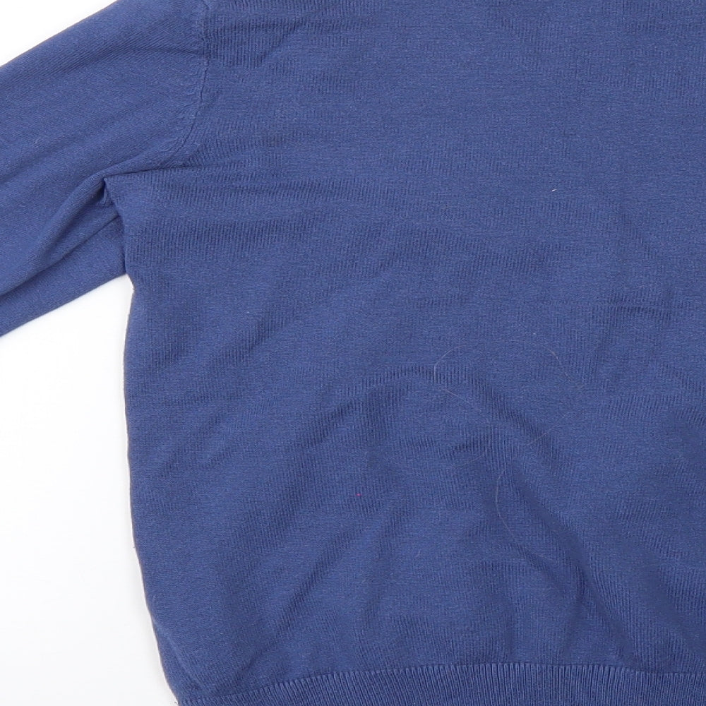 H&M Womens Blue   Basic Blouse Size M