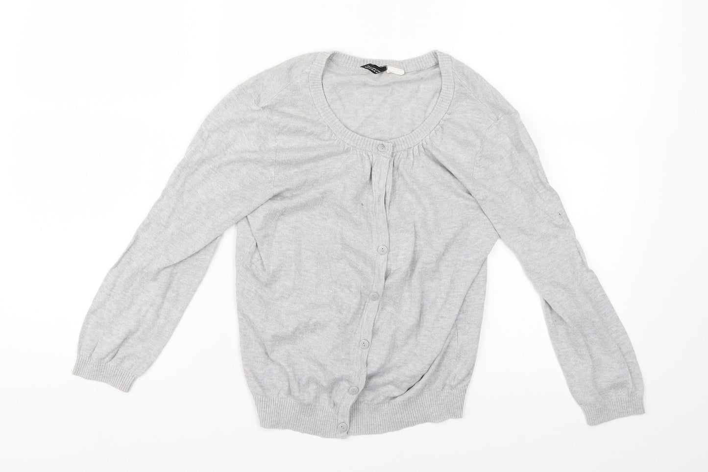 H&M Womens Grey   Cardigan Jumper Size 8
