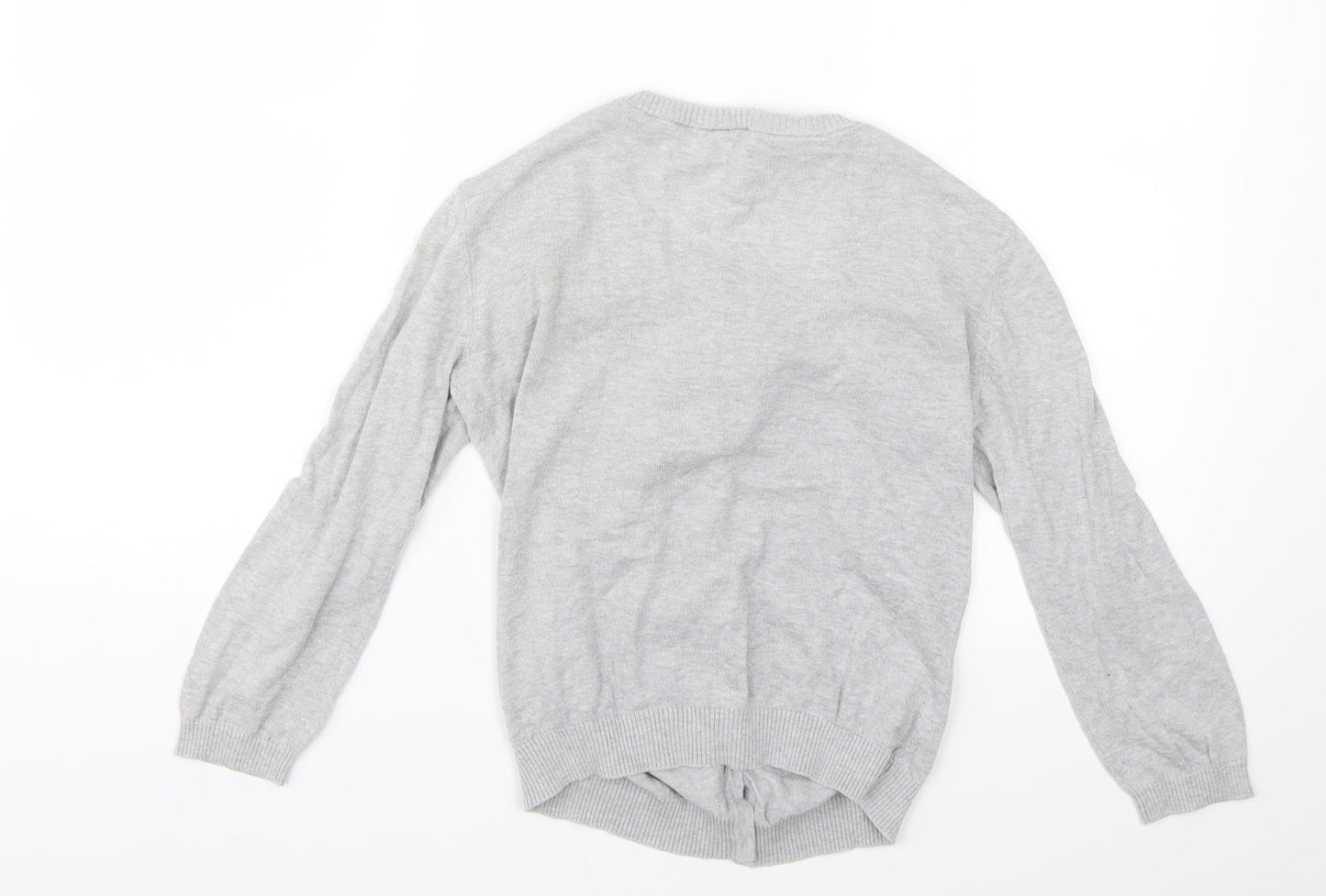 H&M Womens Grey   Cardigan Jumper Size 8