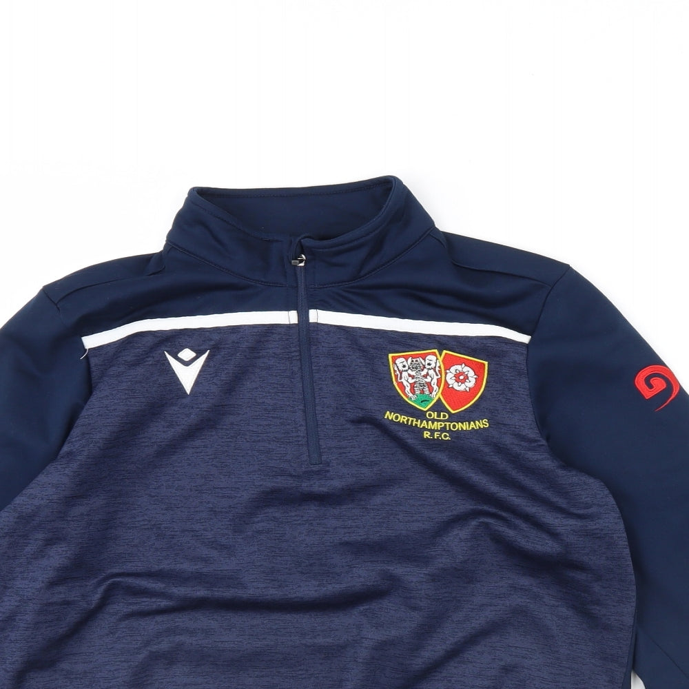 Macron Mens Blue   Jacket  Size XS  - Old northamptionians