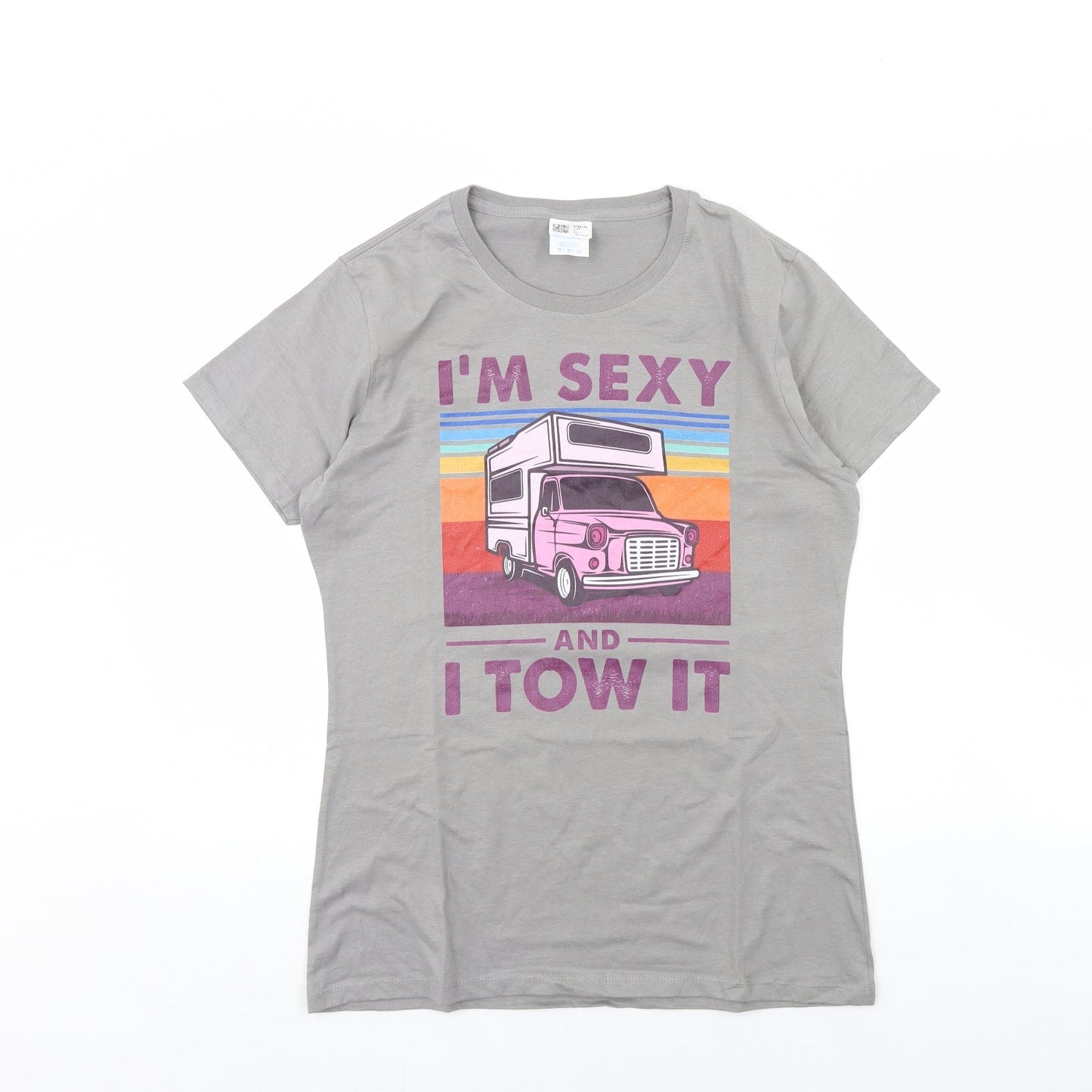 Preworn Womens Grey   Basic T-Shirt Size M