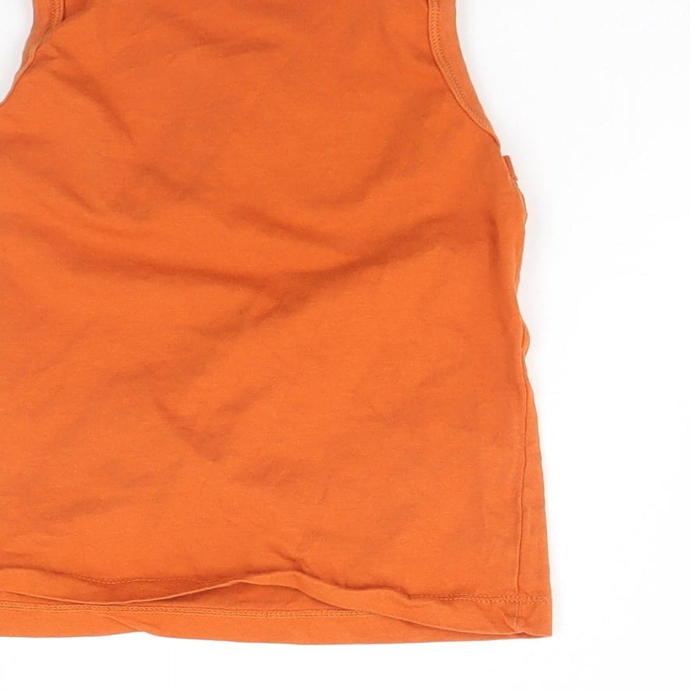 TU Girls Orange   Basic Tank Size 5 Years