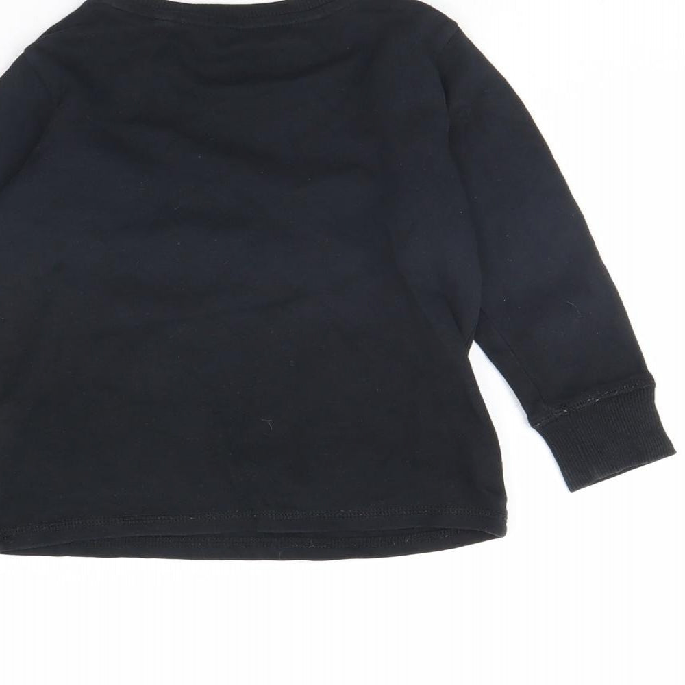 NEXT Girls Black Solid  Cami Pyjama Top Size 2 Years  - christmas
