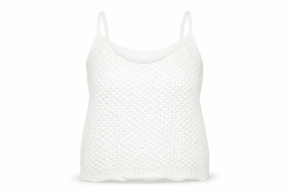 Marks and Spencer Womens White   Basic Tank Size 10