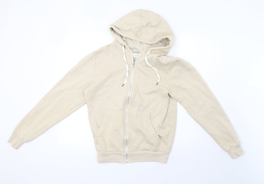 Cedar Wood State Mens Beige   Full Zip Hoodie Size XS
