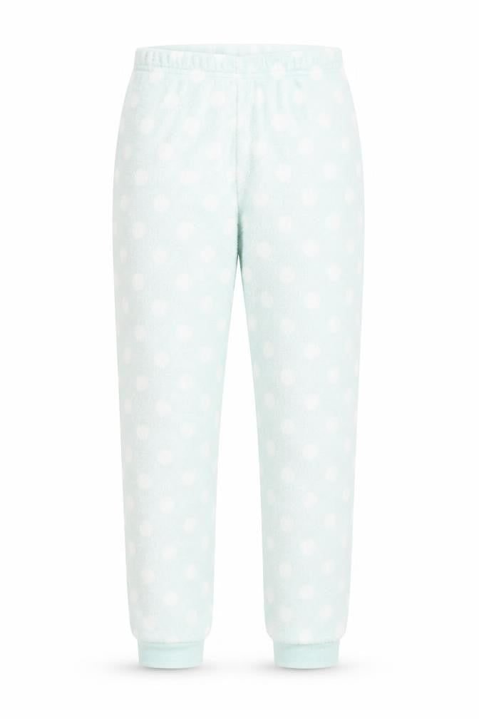 Primark Girls Green Polka Dot   Pyjama Pants Size 7-8 Years