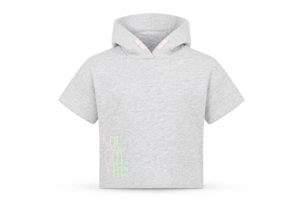 Primark Girls Grey   Pullover Hoodie Size 7-8 Years