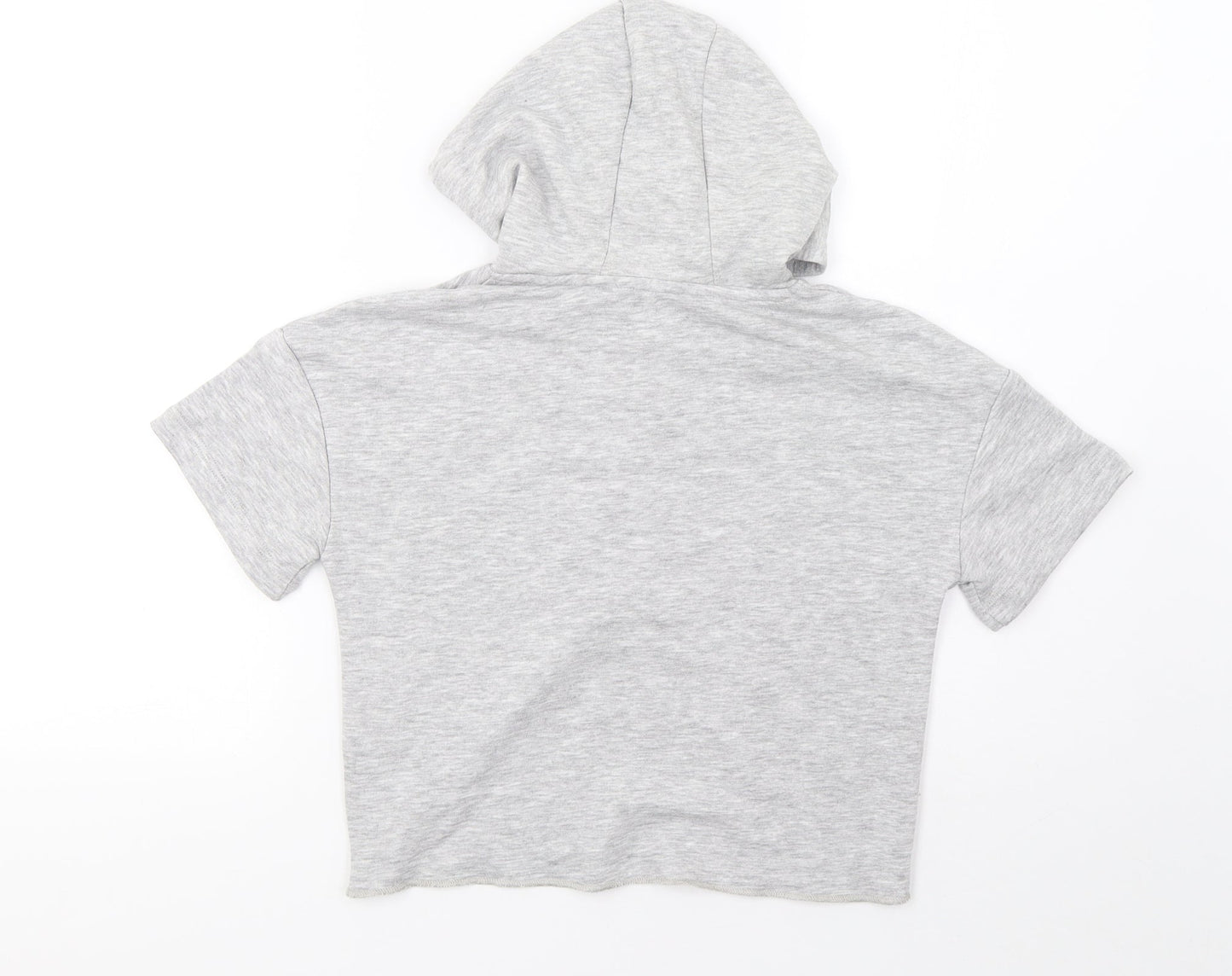 Primark Girls Grey   Pullover Hoodie Size 7-8 Years