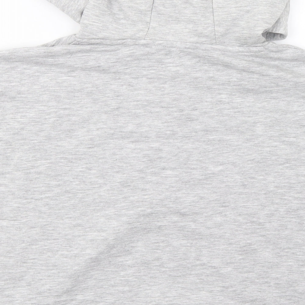Primark Girls Grey   Pullover Hoodie Size 7-8 Years