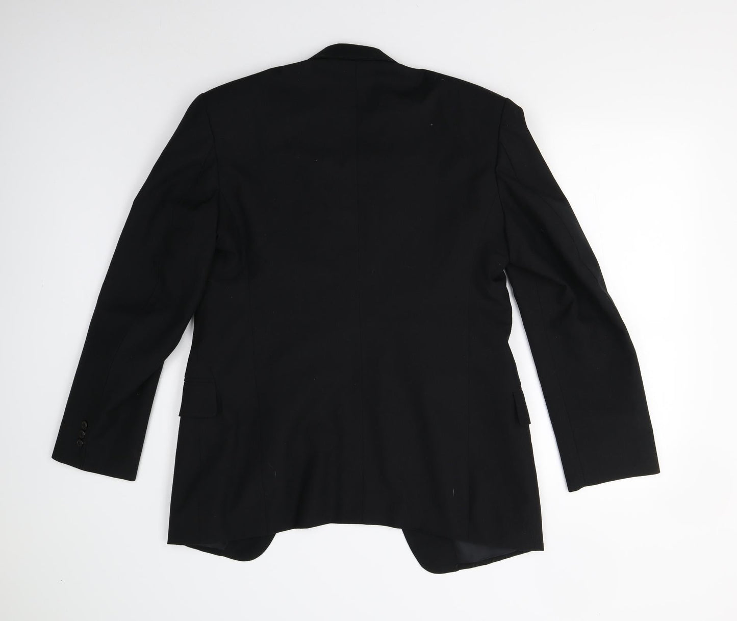 Preworn Mens Black   Jacket Suit Jacket Size 36