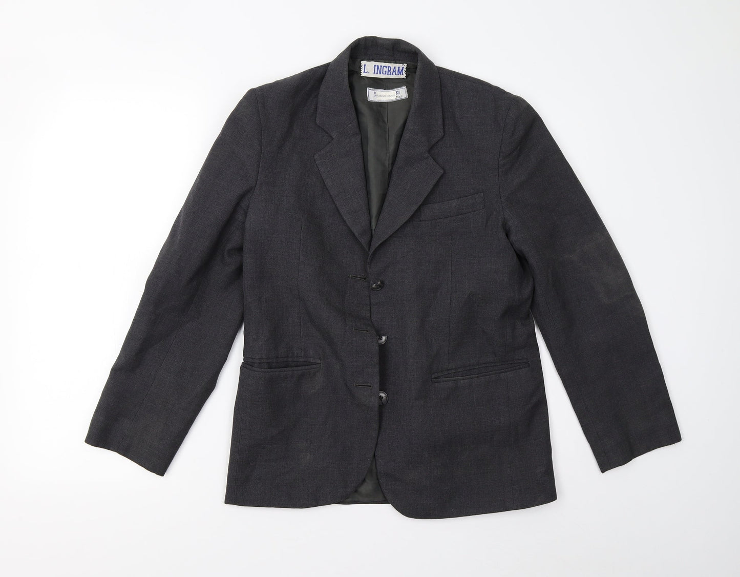 Preworn Womens Grey   Jacket Suit Jacket Size S