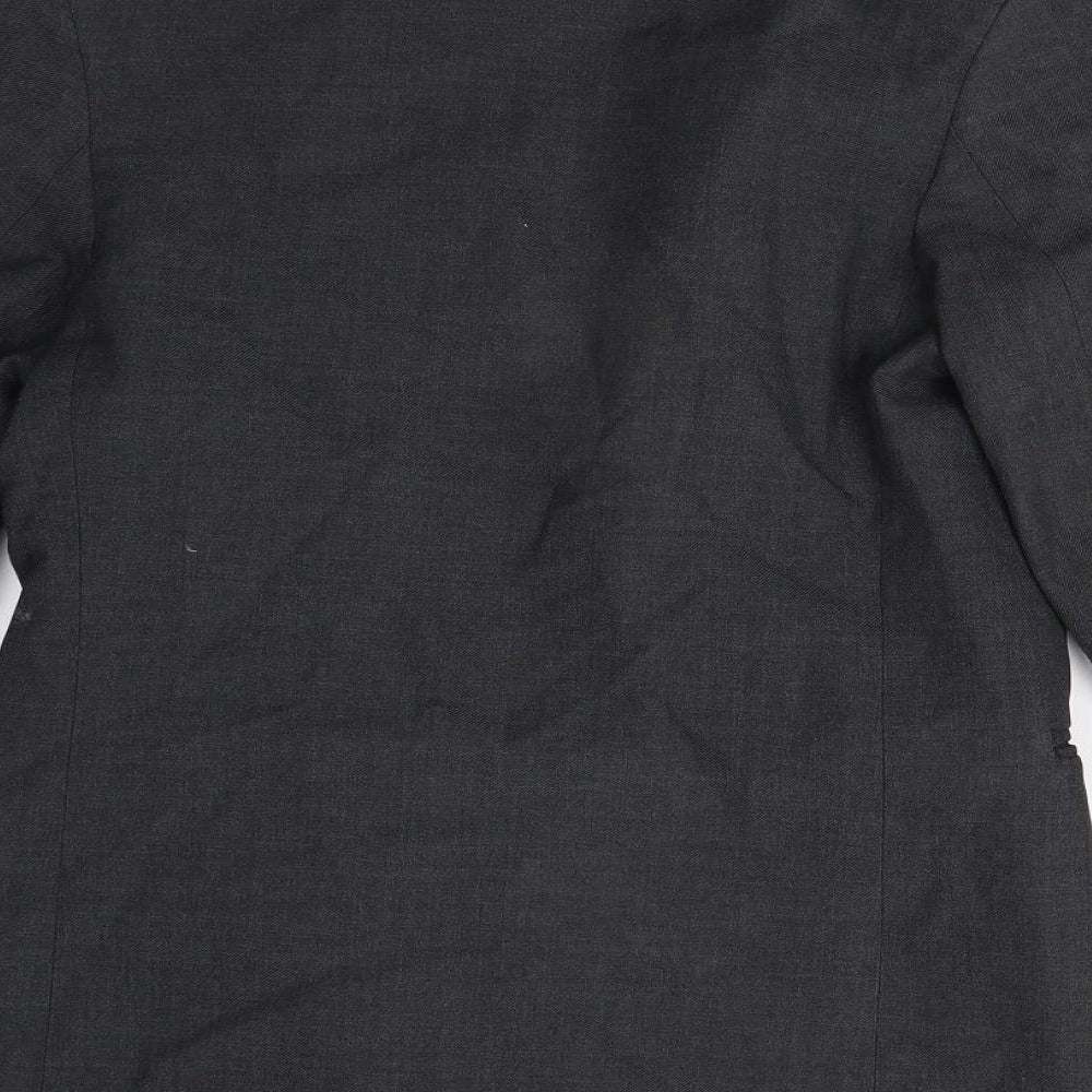 Preworn Womens Grey   Jacket Suit Jacket Size S