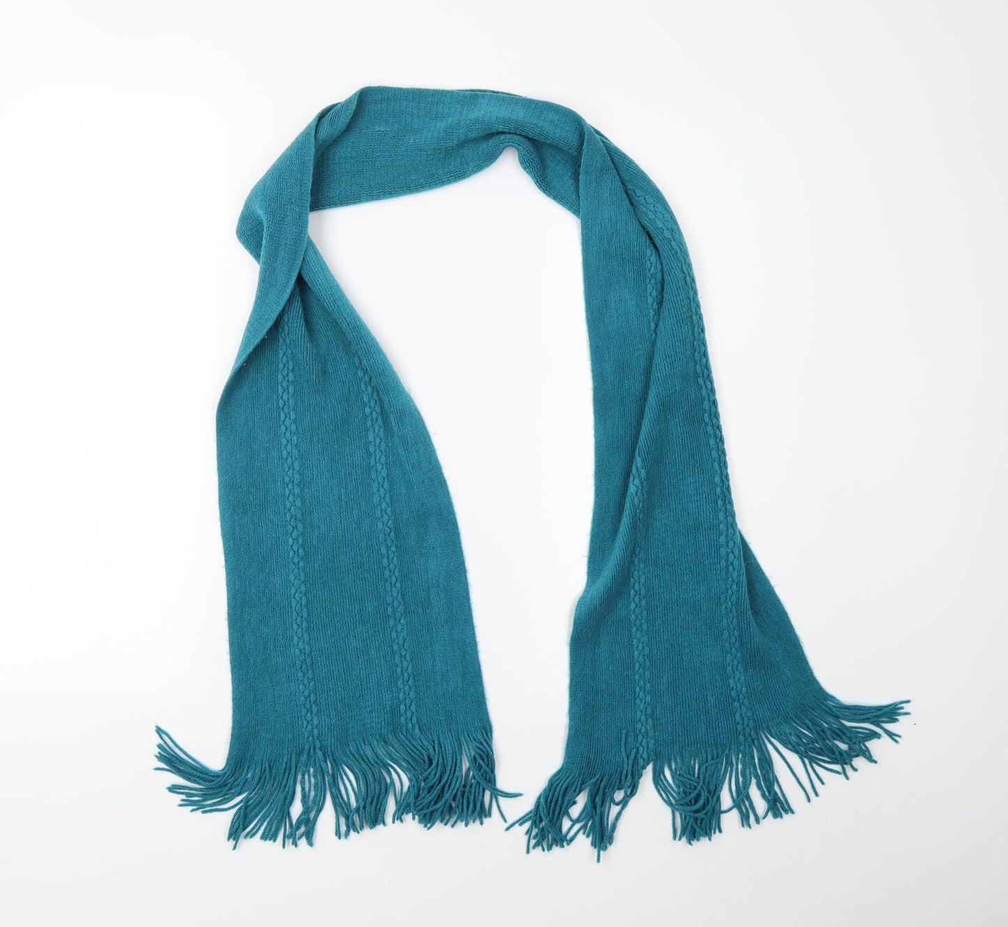 Preworn Unisex Green  Knit  Scarf
