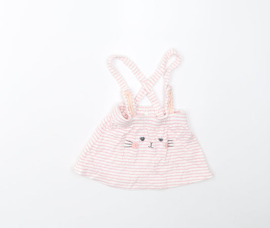 H&M Girls Multicoloured Striped  Pettiskirt Skirt Size 6-9 Months