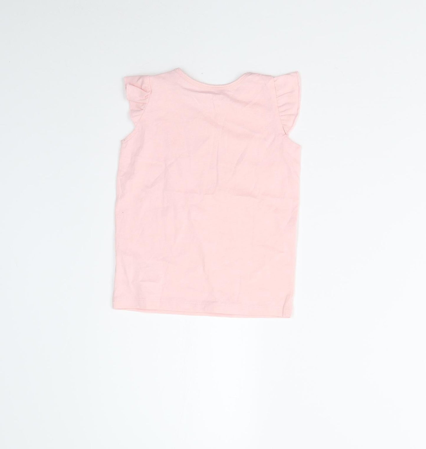 Lupila Girls Pink   Basic T-Shirt Size 12-18 Months