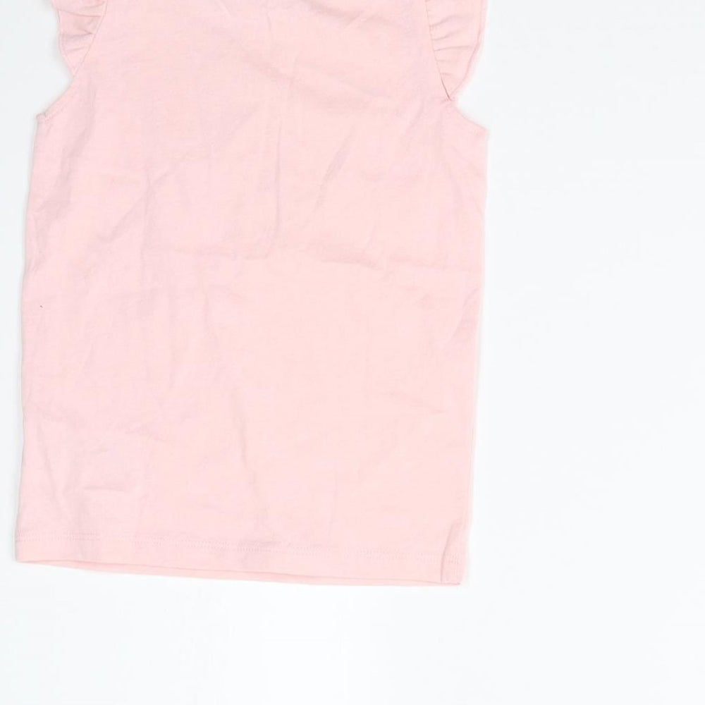 Lupila Girls Pink   Basic T-Shirt Size 12-18 Months