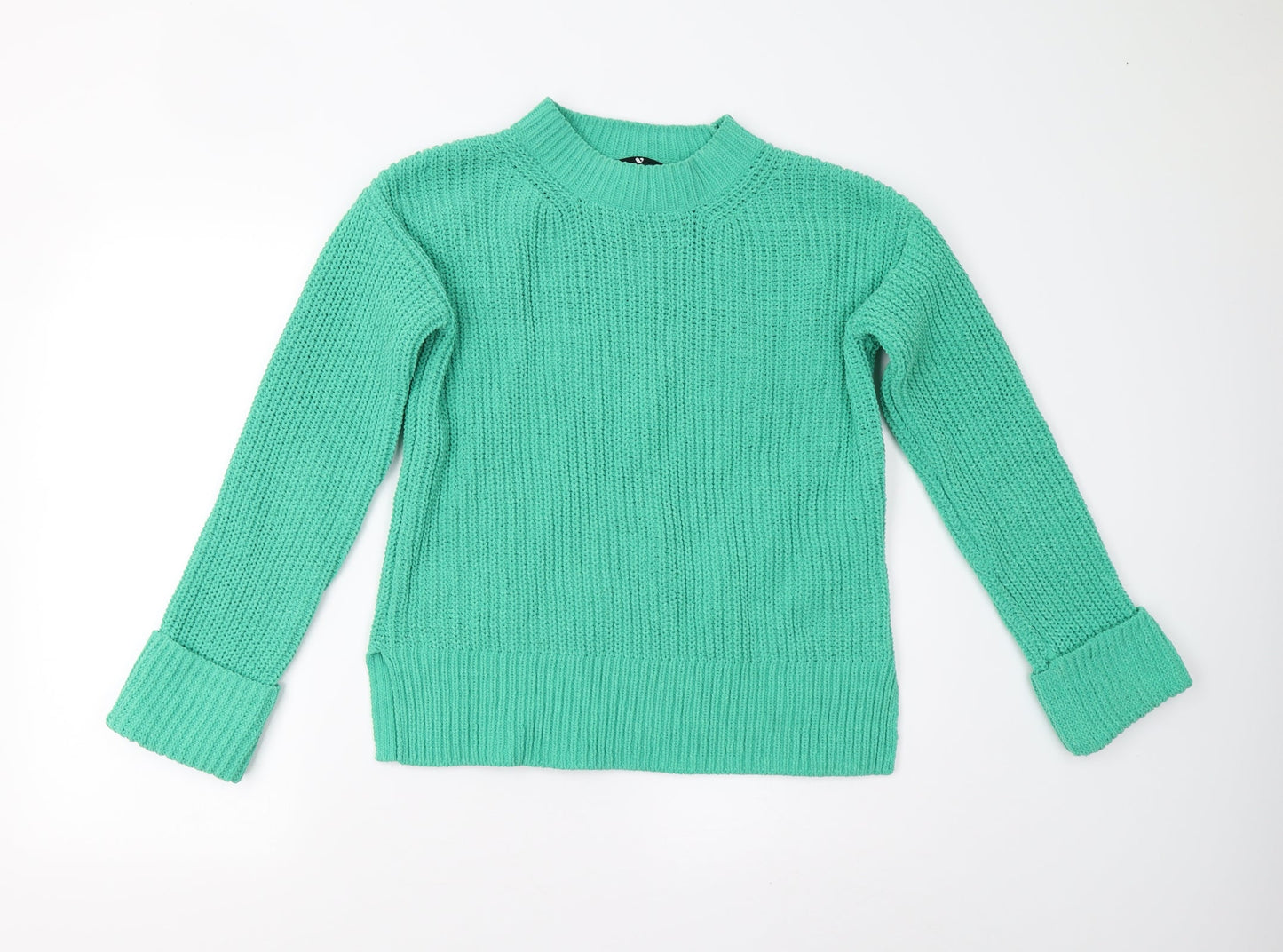 Very Womens Green  Knit Pullover Jumper Size 8