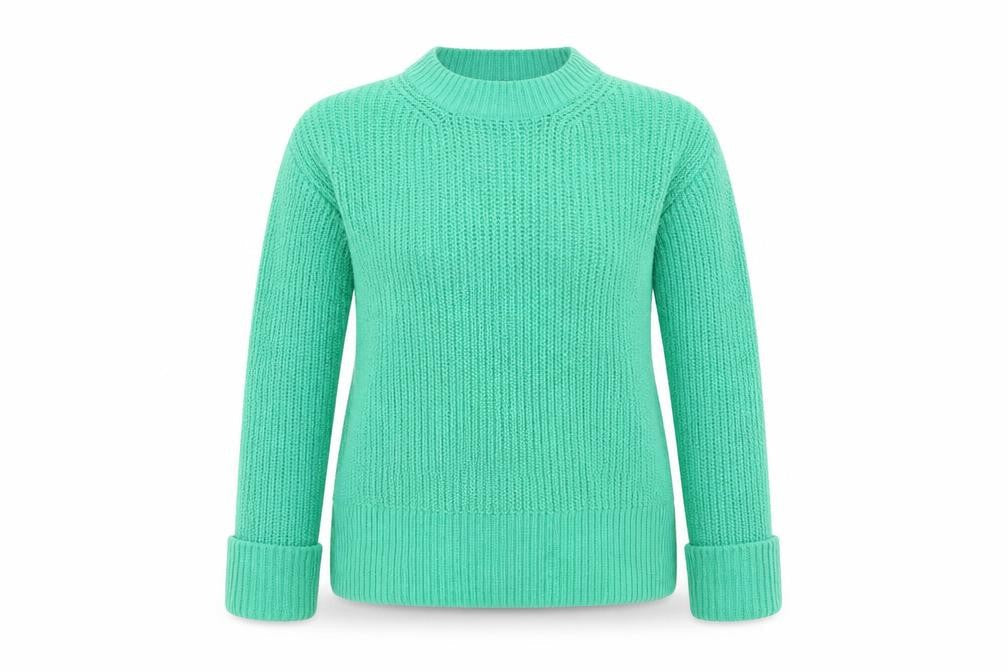 Very Womens Green  Knit Pullover Jumper Size 8