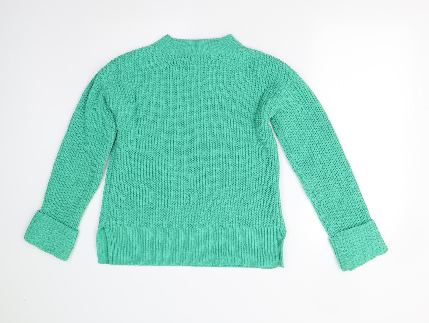 Very Womens Green  Knit Pullover Jumper Size 8