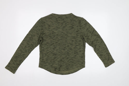 Hallys Girls Green   Pullover Jumper Size 12 Years