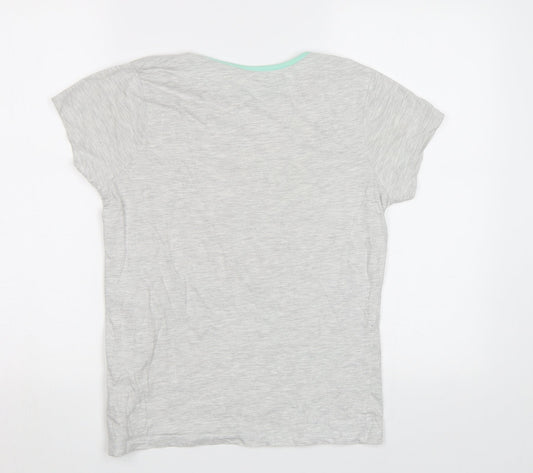 Primark Girls Grey   Basic Polo Size 12 Years  - Donut