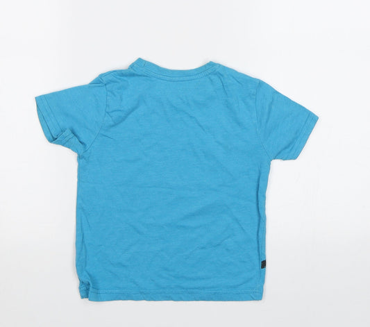 Primark Girls Blue   Basic T-Shirt Size 3-4 Years