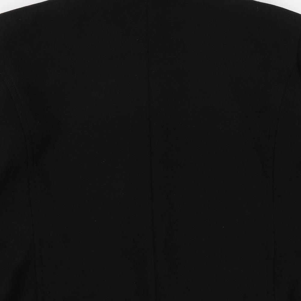 tg Womens Black   Overcoat Coat Size 20