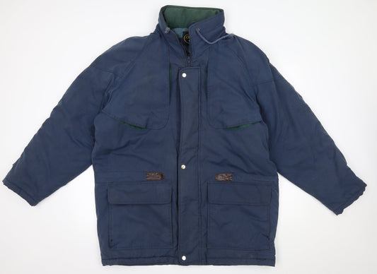 champion coll Womens Blue   Anorak Coat Size XL  - hood in collar