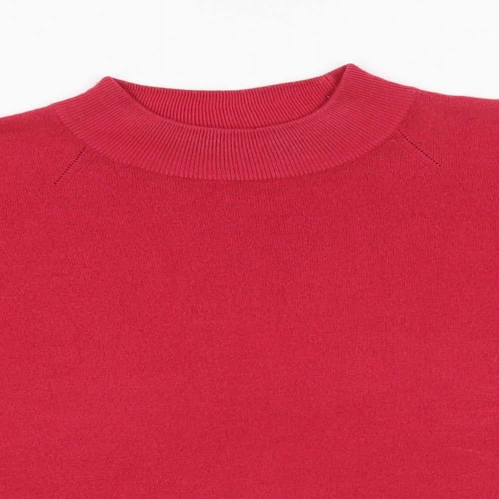 M&S Womens Pink   Pullover Jumper Size 14