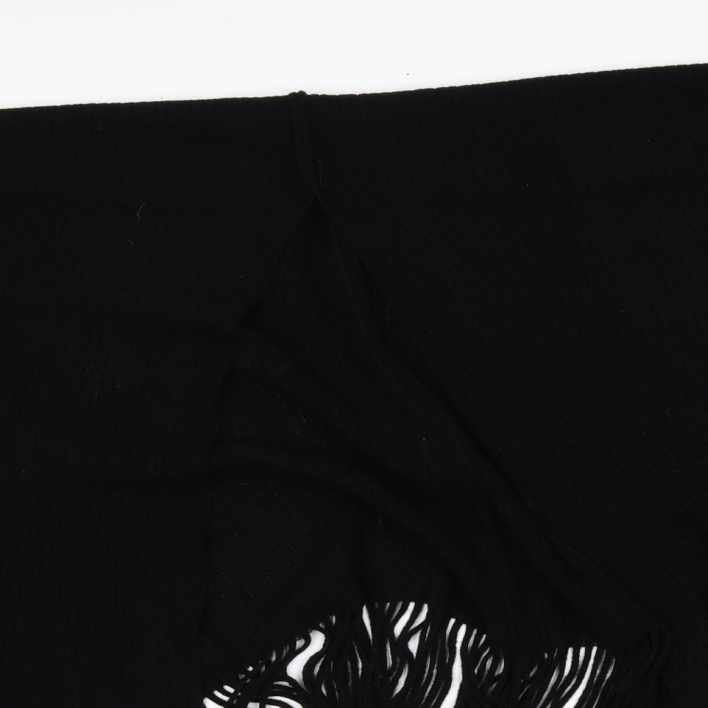 Preworn Womens Black   Cape Jumper One Size