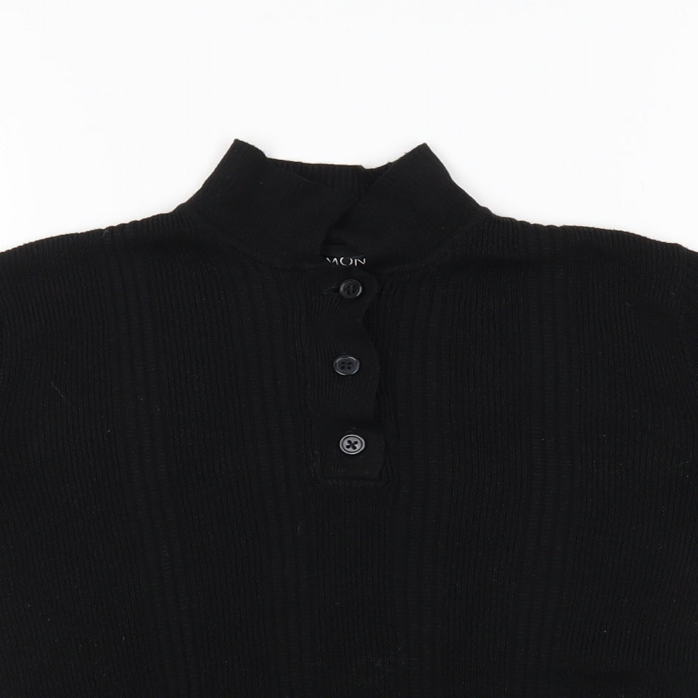 Monkl Womens Black   Pullover Jumper Size XS