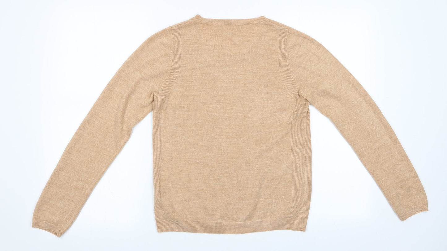 Marks and Spencer Womens Orange   Pullover Jumper Size 8