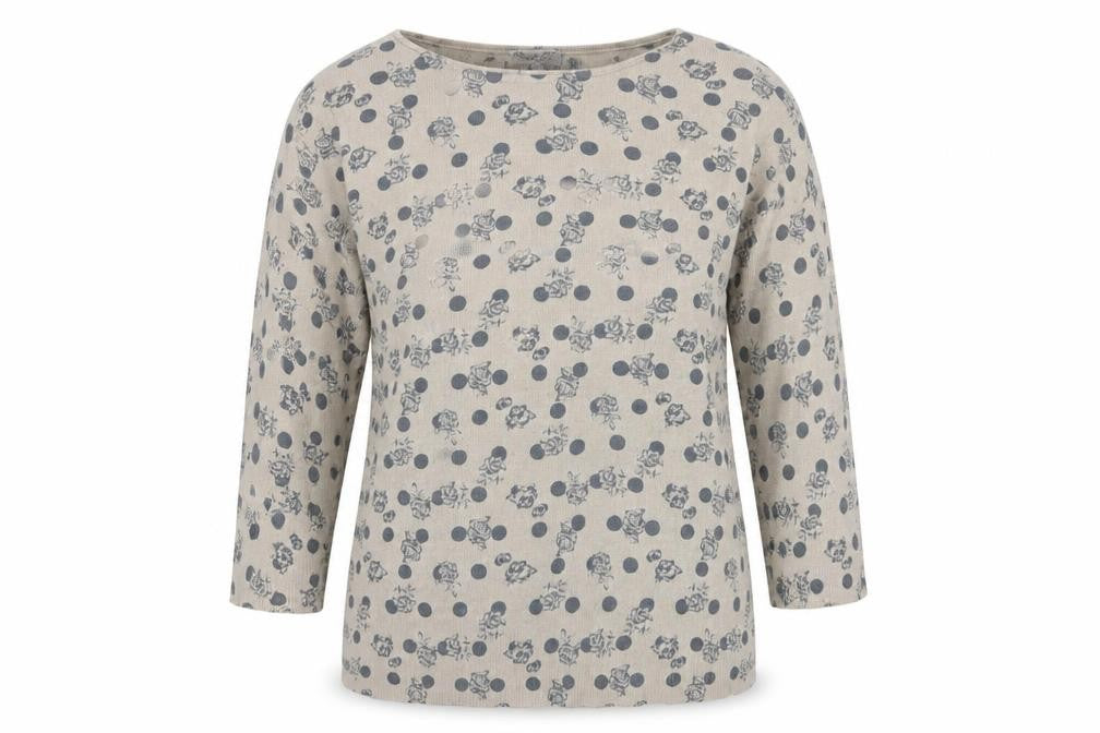 NEXT Womens Beige Floral  Pullover Jumper Size 14