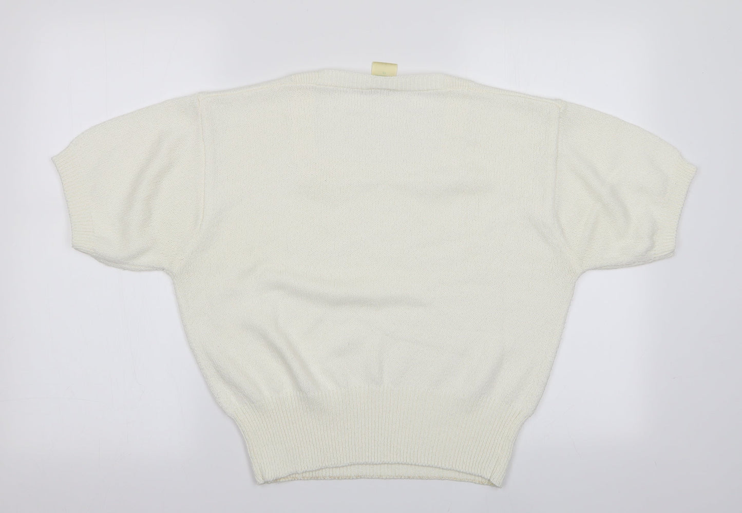 Canda Womens Ivory   Pullover Jumper Size 10