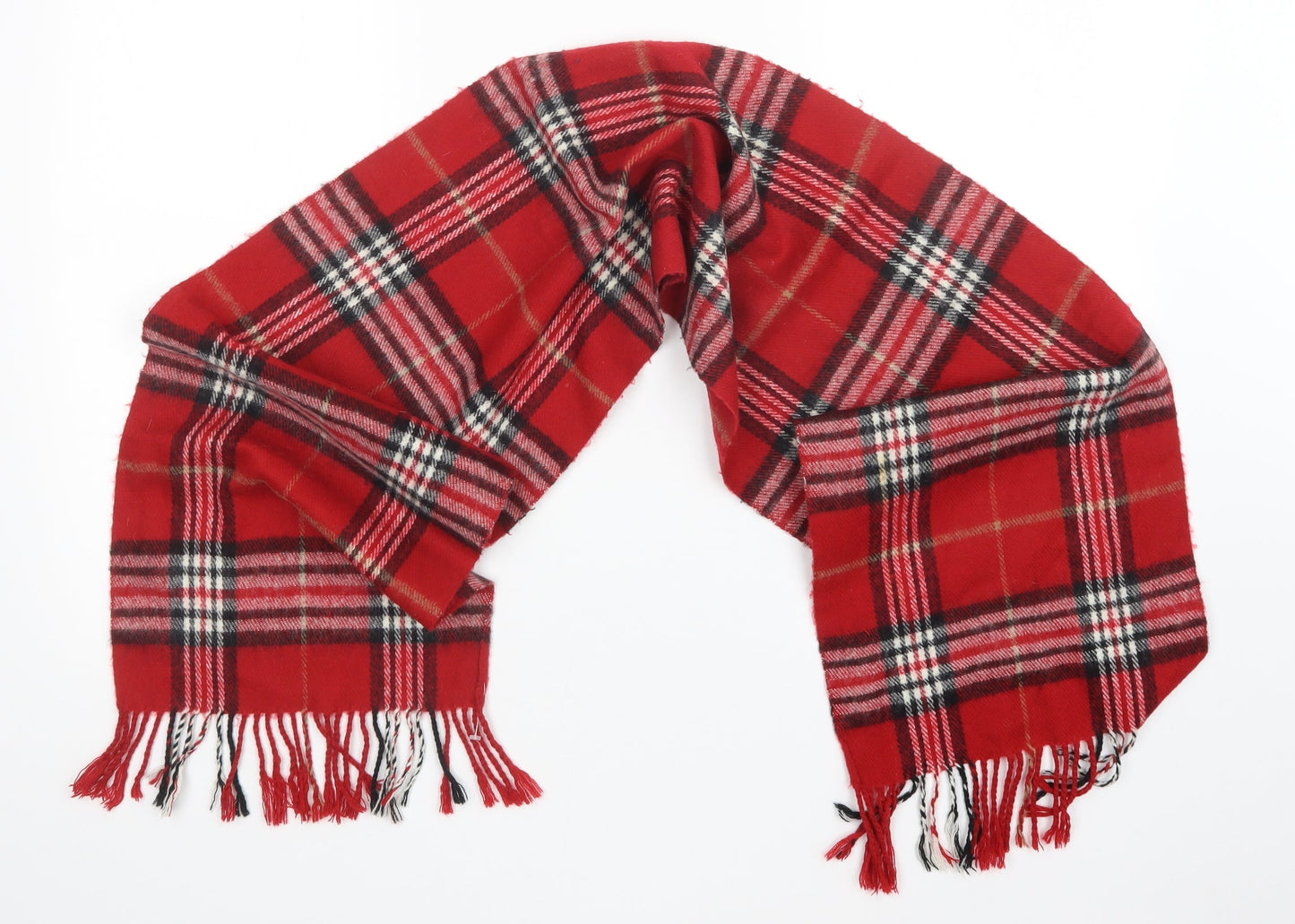 Preworn Unisex Multicoloured Plaid   Scarf