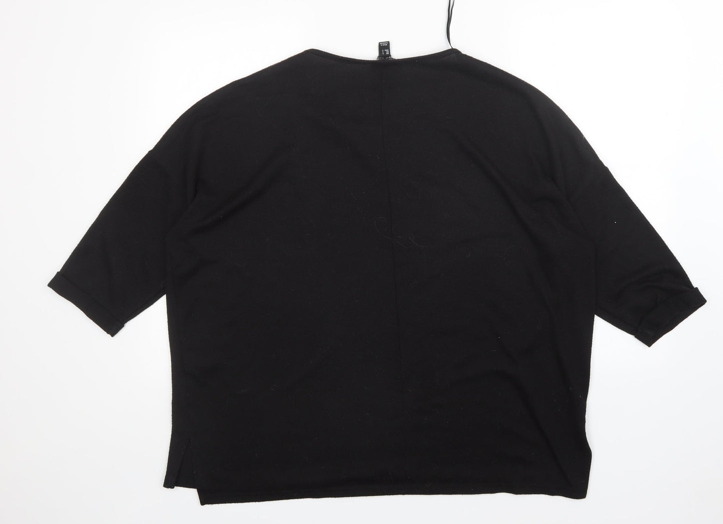 New Look Womens Black   Pullover Jumper Size L