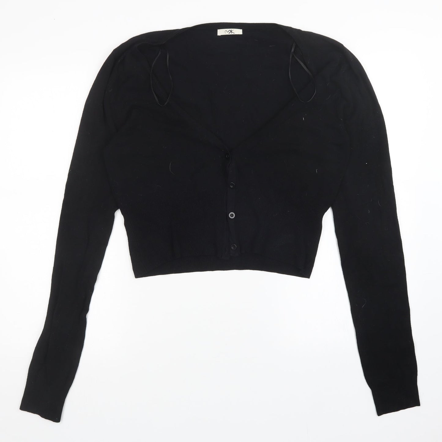 MK Womens Black   Cardigan Jumper Size 16