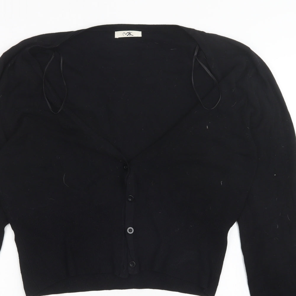 MK Womens Black   Cardigan Jumper Size 16