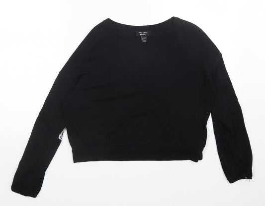 New Look Girls Black Floral  Pullover Jumper Size 14-15 Years