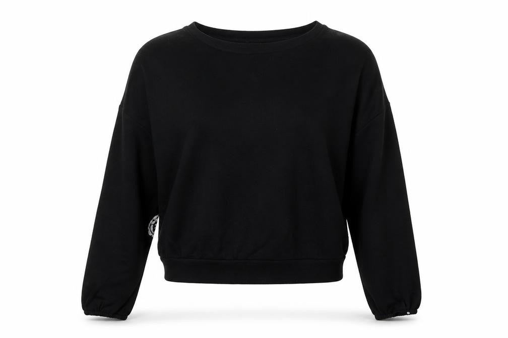 New Look Girls Black Floral  Pullover Jumper Size 14-15 Years