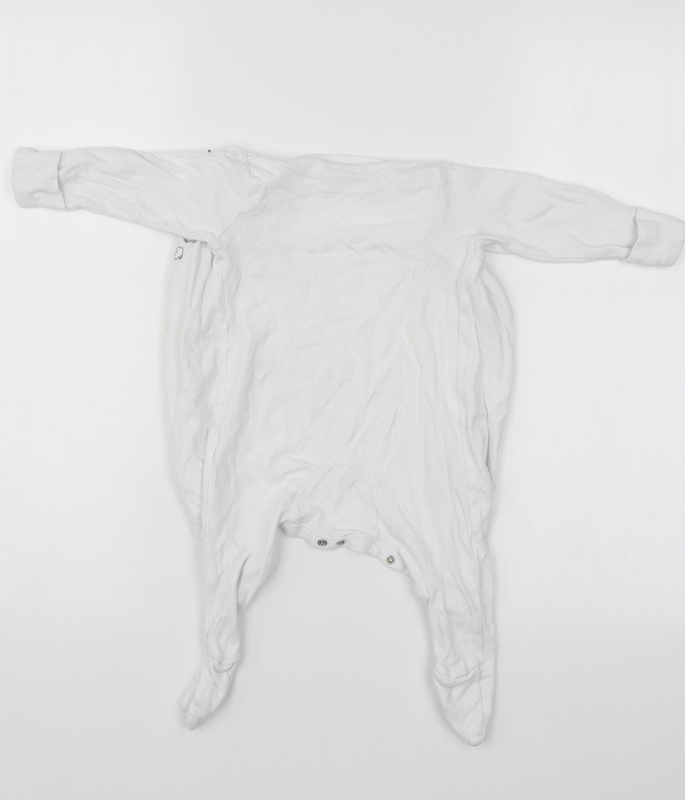 TU Baby White   Babygrow One-Piece Size 3-6 Months