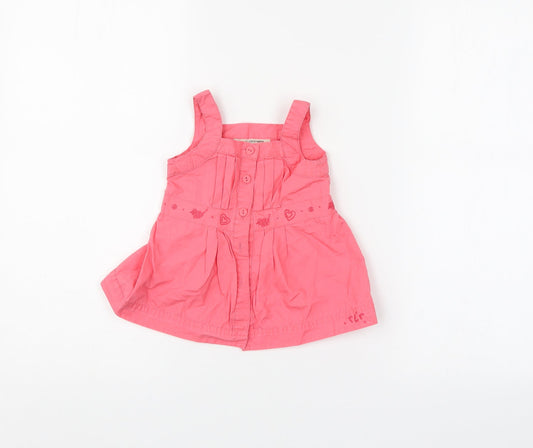 Little Rocha Girls Pink   Tank Dress  Size 0-3 Months