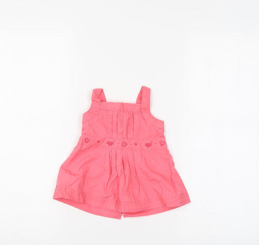 Little Rocha Girls Pink   Tank Dress  Size 0-3 Months