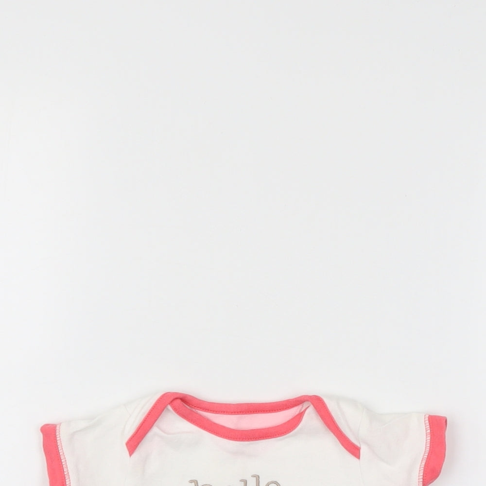 Mothercare Baby White   Basic T-Shirt Size 3-6 Months
