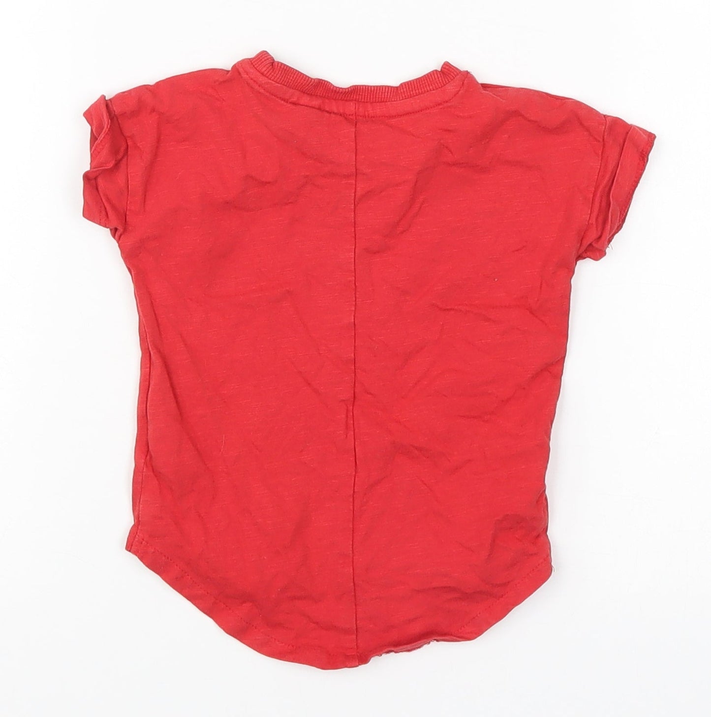 NEXT Boys Red   Basic T-Shirt Size 6-9 Months