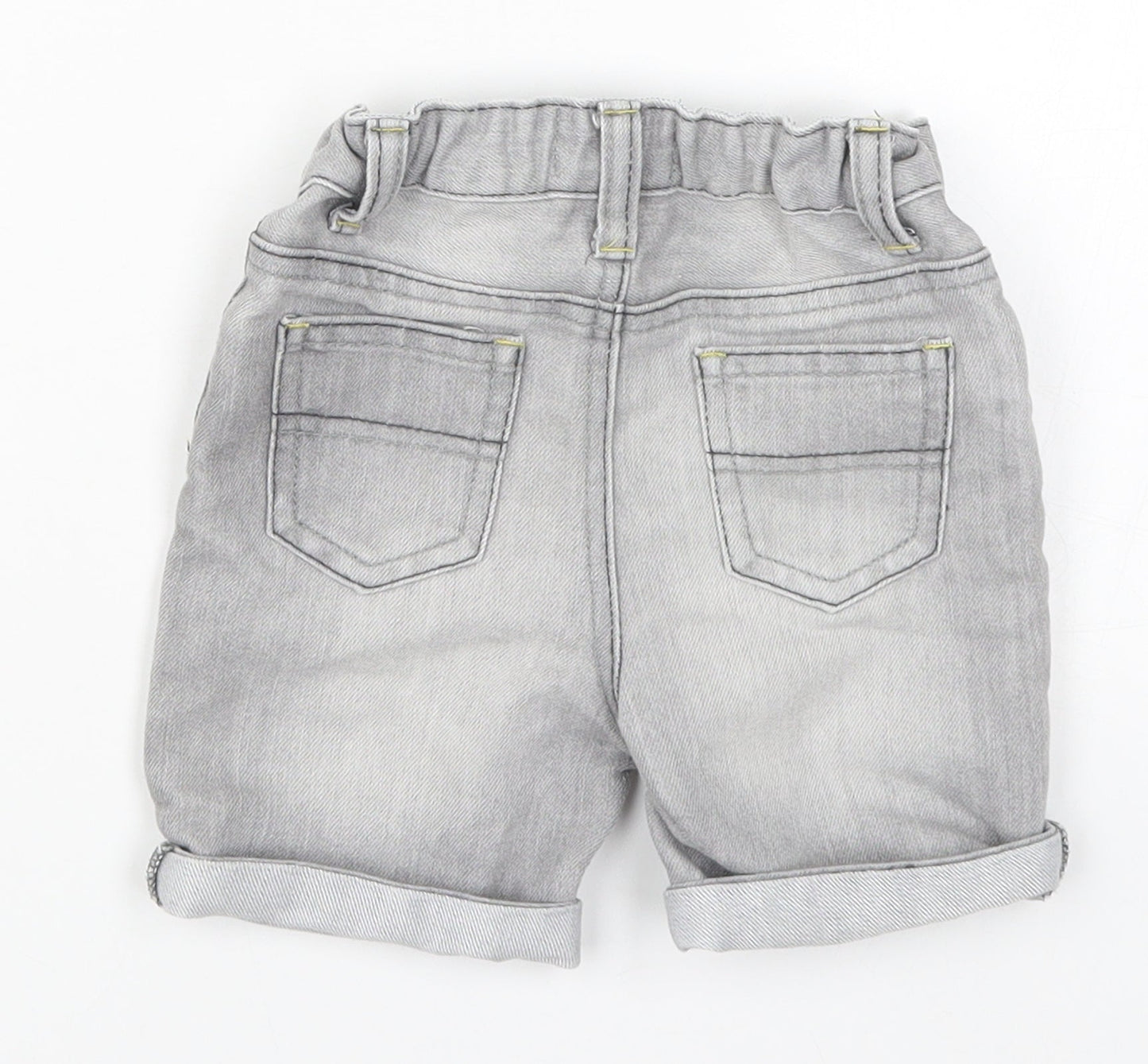 Denim Co Boys Grey  Denim Cropped Jeans Size 12-18 Months