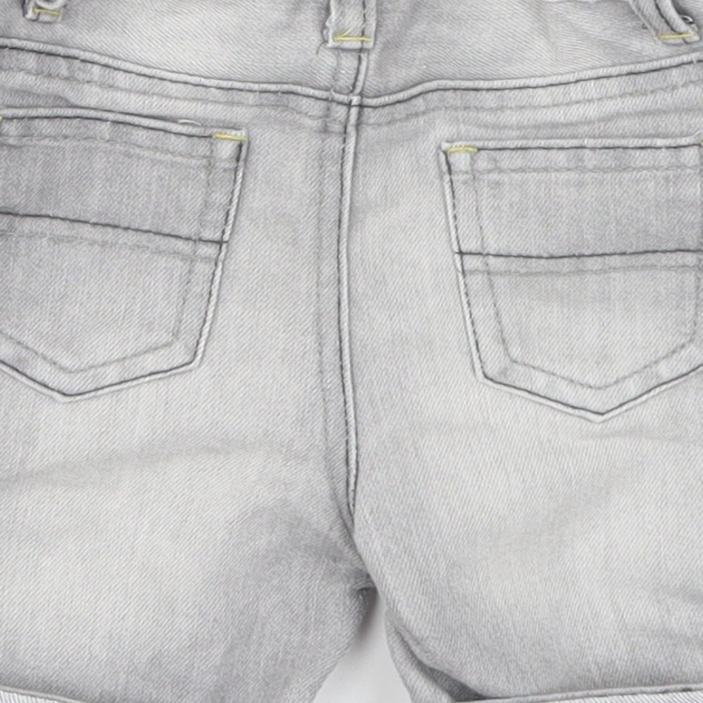 Denim Co Boys Grey  Denim Cropped Jeans Size 12-18 Months