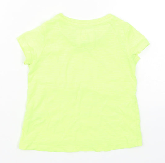 TU Girls Yellow   Basic T-Shirt Size 2-3 Years