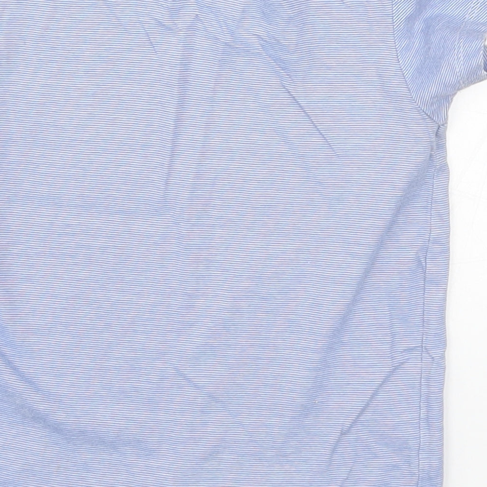 Primark Boys Blue Striped  Basic T-Shirt Size 2-3 Years